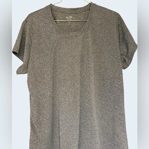 Champion Gray Heather Short Sleeve Tee Size XL Soft Cotton Blend EUC